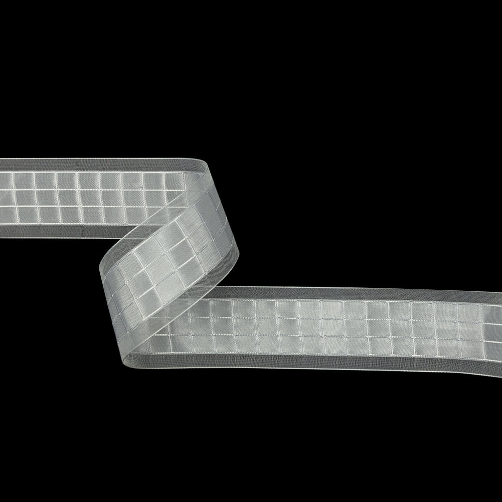 White Squares and Sheer Borders Ribbon - 36mm - Joann Fabrics