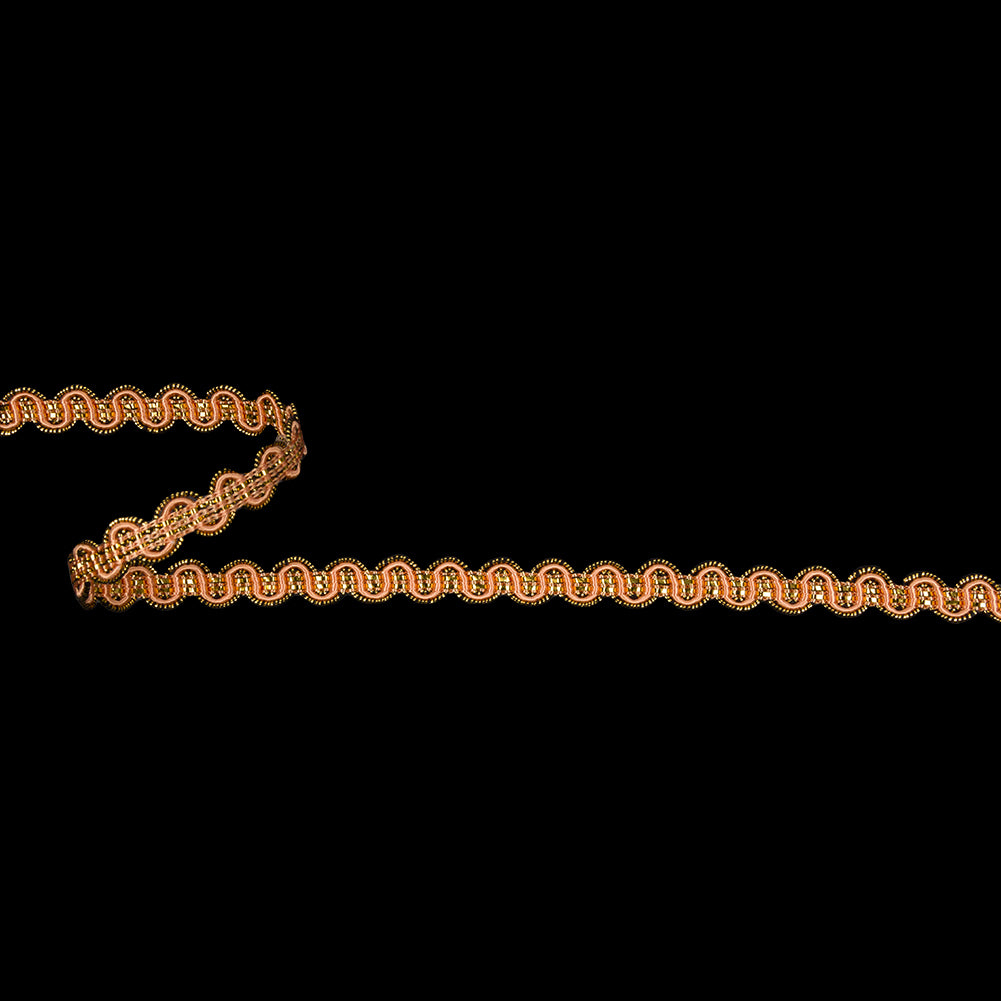 Pale Pink/Gold Metallic Braid - Joann Fabrics