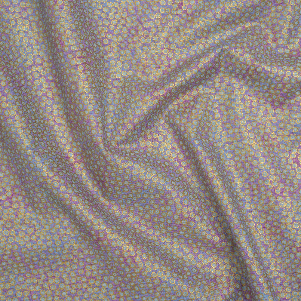 Metallic Printed Quilting Cotton by Northcott - Pansy Tiny Dots - Shimmer Collection - Joann Fabrics