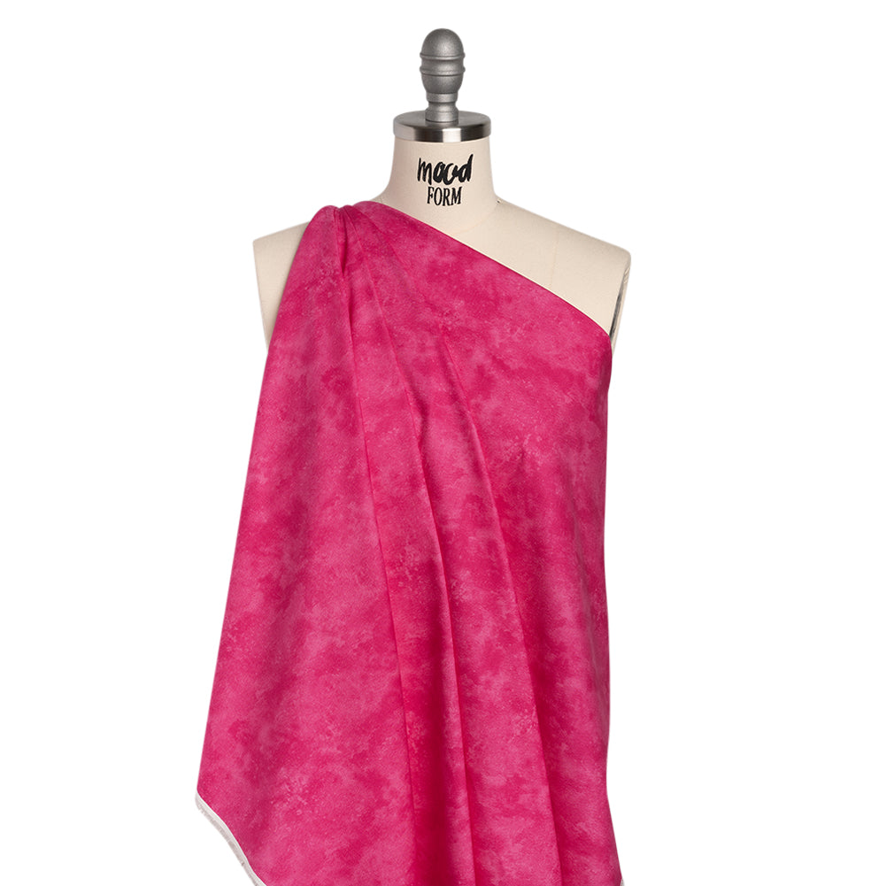 Printed Quilting Cotton by Deborah Edwards Northcott Studio - Fuchsia Fresco Texture - Toscana Collection - Joann Fabrics