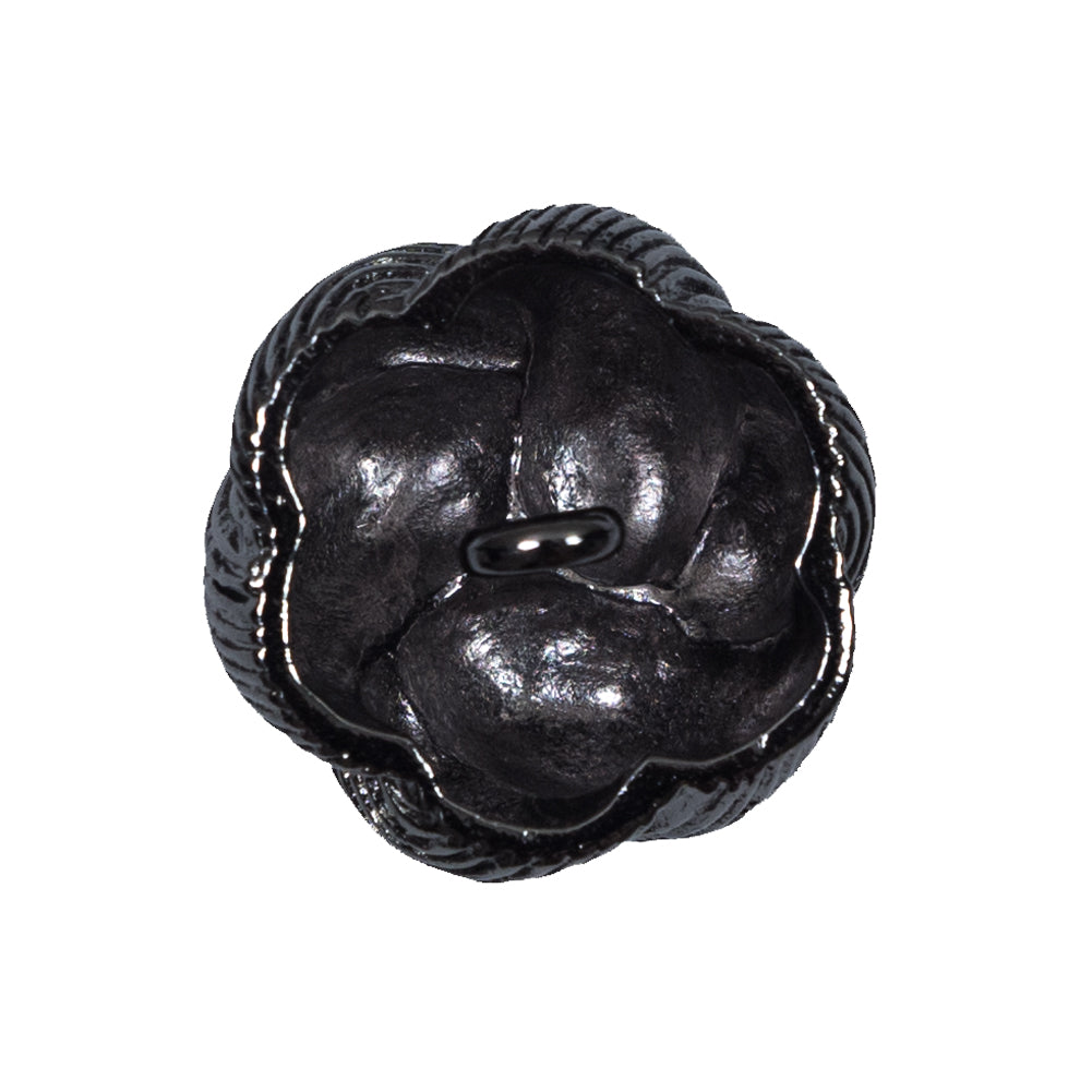 Italian Gunmetal Knot Metal Shank-Back Button - 40L/25.5mm - Joann Fabrics