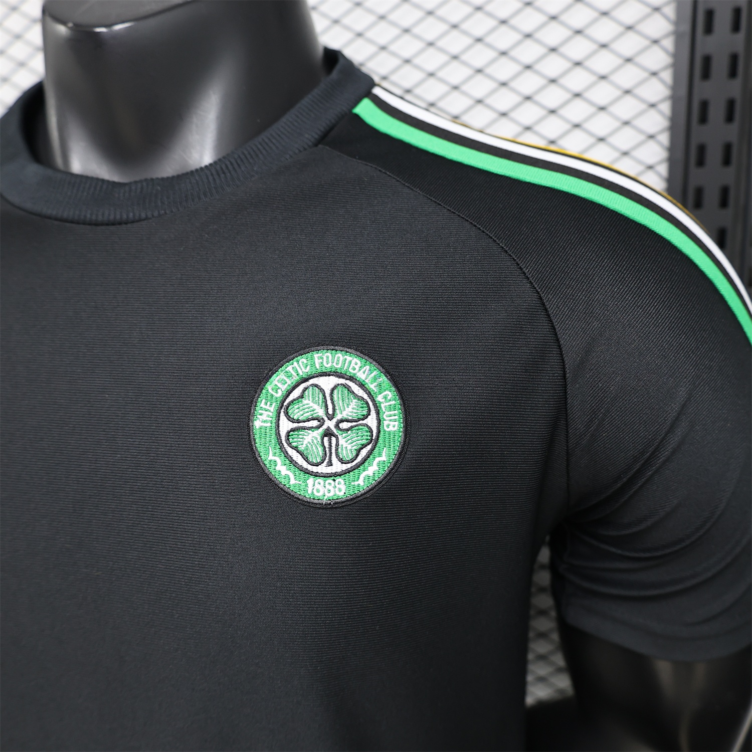 Celtic 25-26 Retro Style Casual Black Jersey - Player Version - UnitedFutballJersey