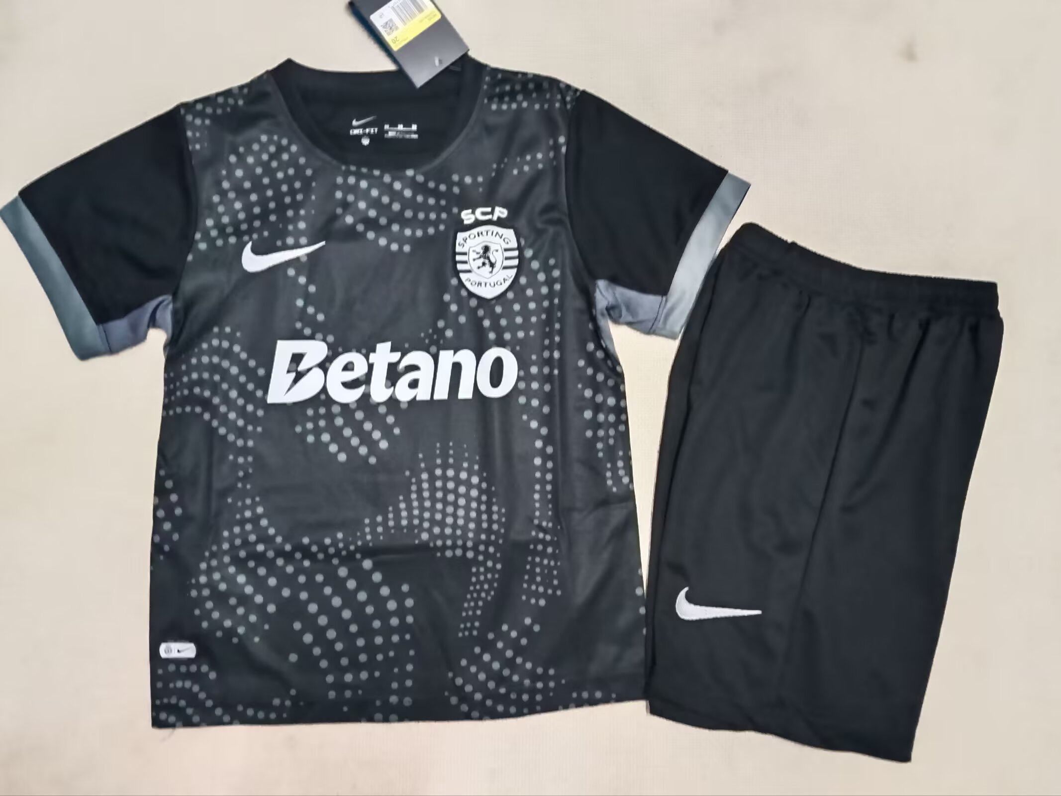 2025/2026 Sporting Lisbon Away Football Jersey Shirt 1:1 Thai Quality Kids Size