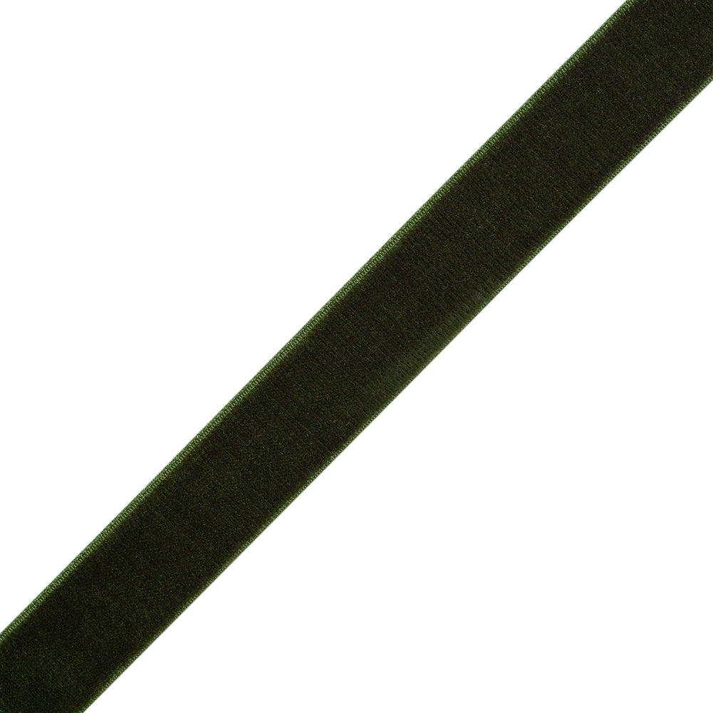 Stretch Velvet Ribbon Trim Made in Italy - 0.625