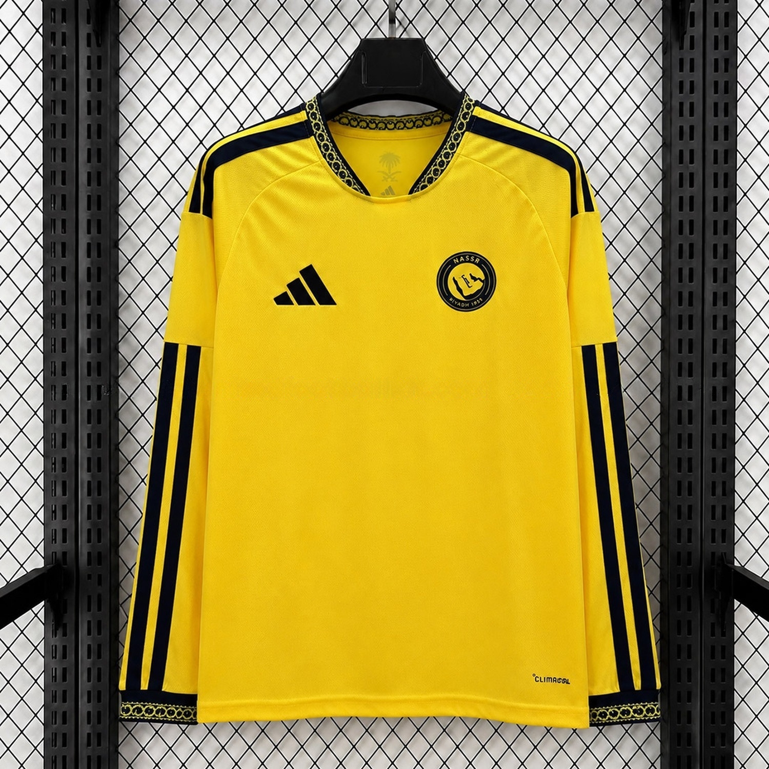 Al Nassr Riyadh Victory 26-27 Home Long Sleeves Jersey - Fans Version - UnitedFutballJersey