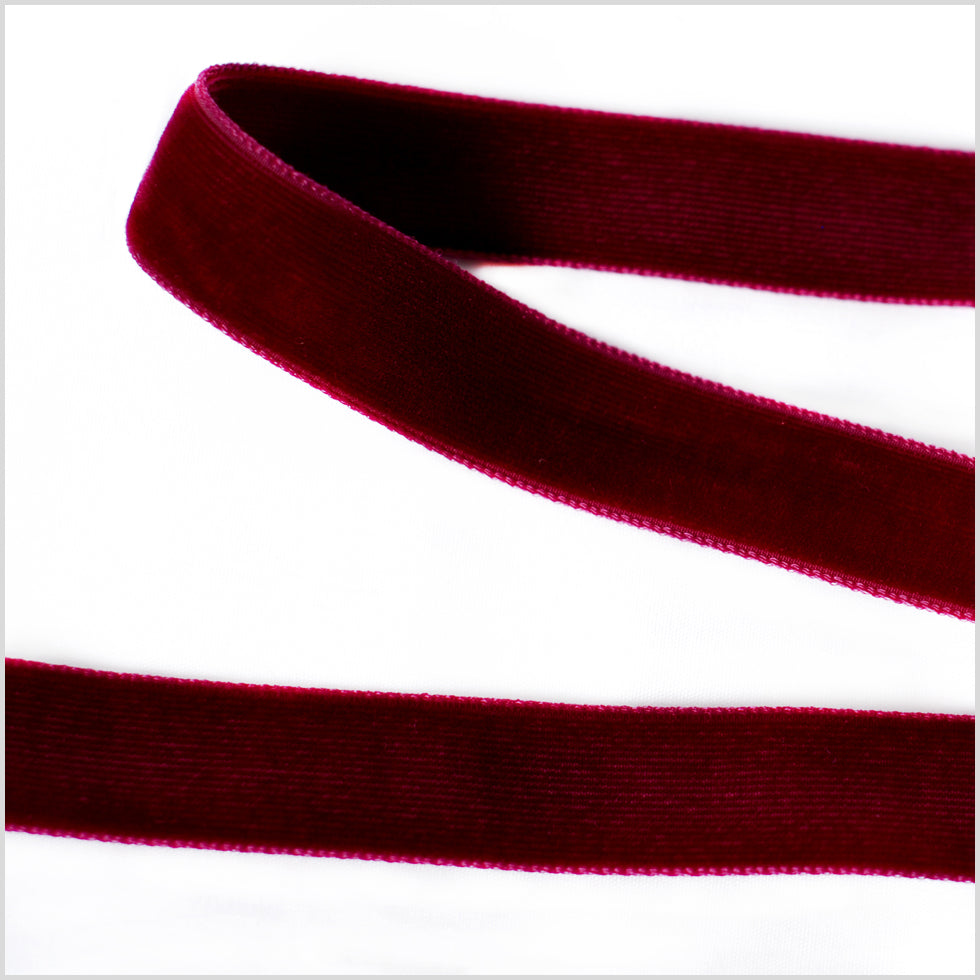 Double Faced Velvet Ribbon Made in Italy - 5/8