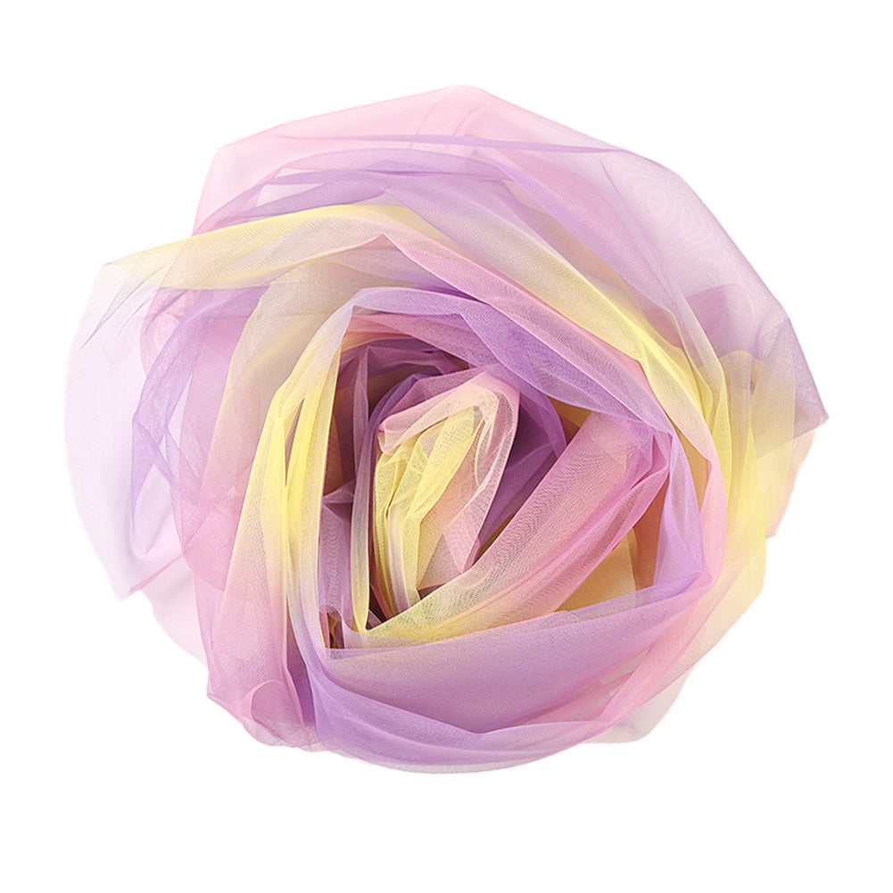 Ombre Shadow Tulle - Yellow, Orange and English Lavender Sunset - Joann Fabrics