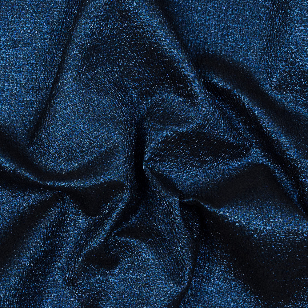 Blue and Aubergine Luxury Metallic Brocade - Joann Fabrics