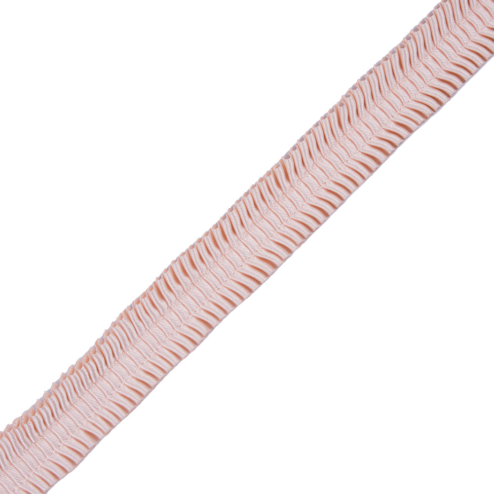 Italian Blush Deep Knife Pleated Trimming - 1