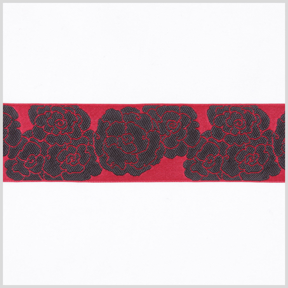 Red Black French Jacquard Ribbon - Joann Fabrics