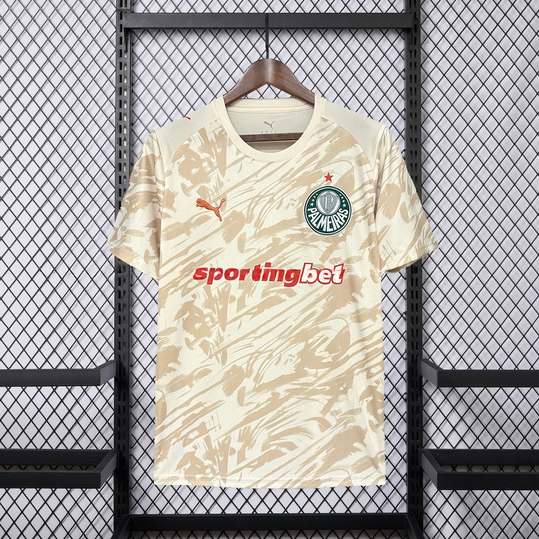 Palmeiras 26-27 Off-White Goalkeeper Jersey - Fans Version - UnitedFutballJersey