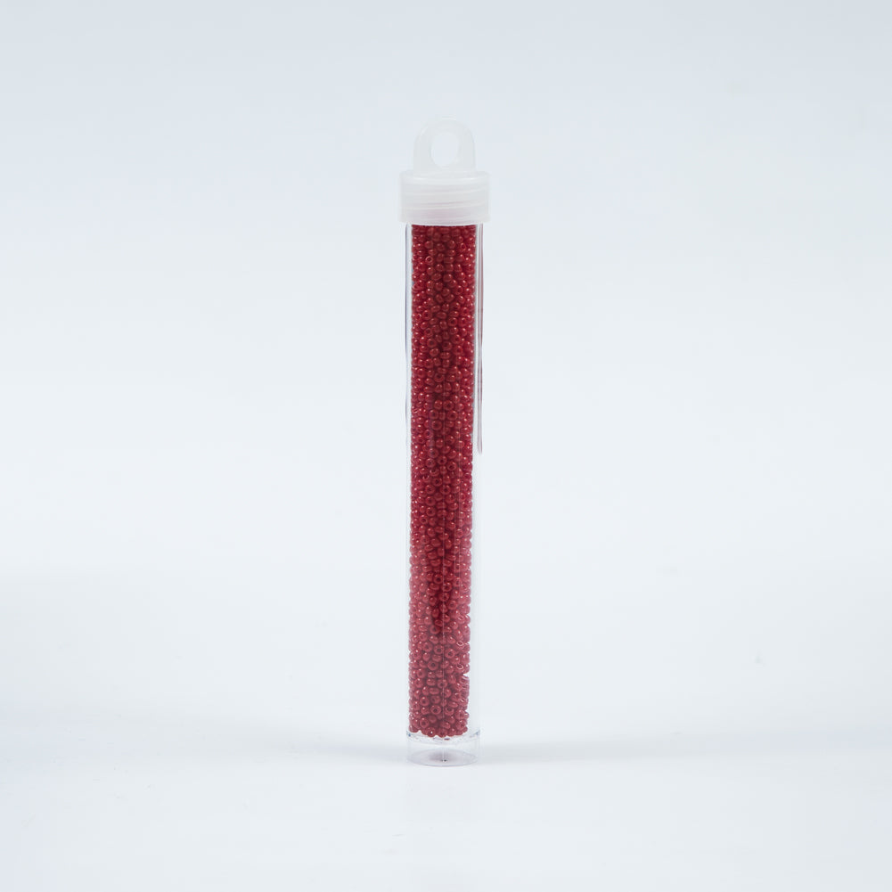 Medium Red Opaque Czech Seed Beads - Size 10 - Joann Fabrics
