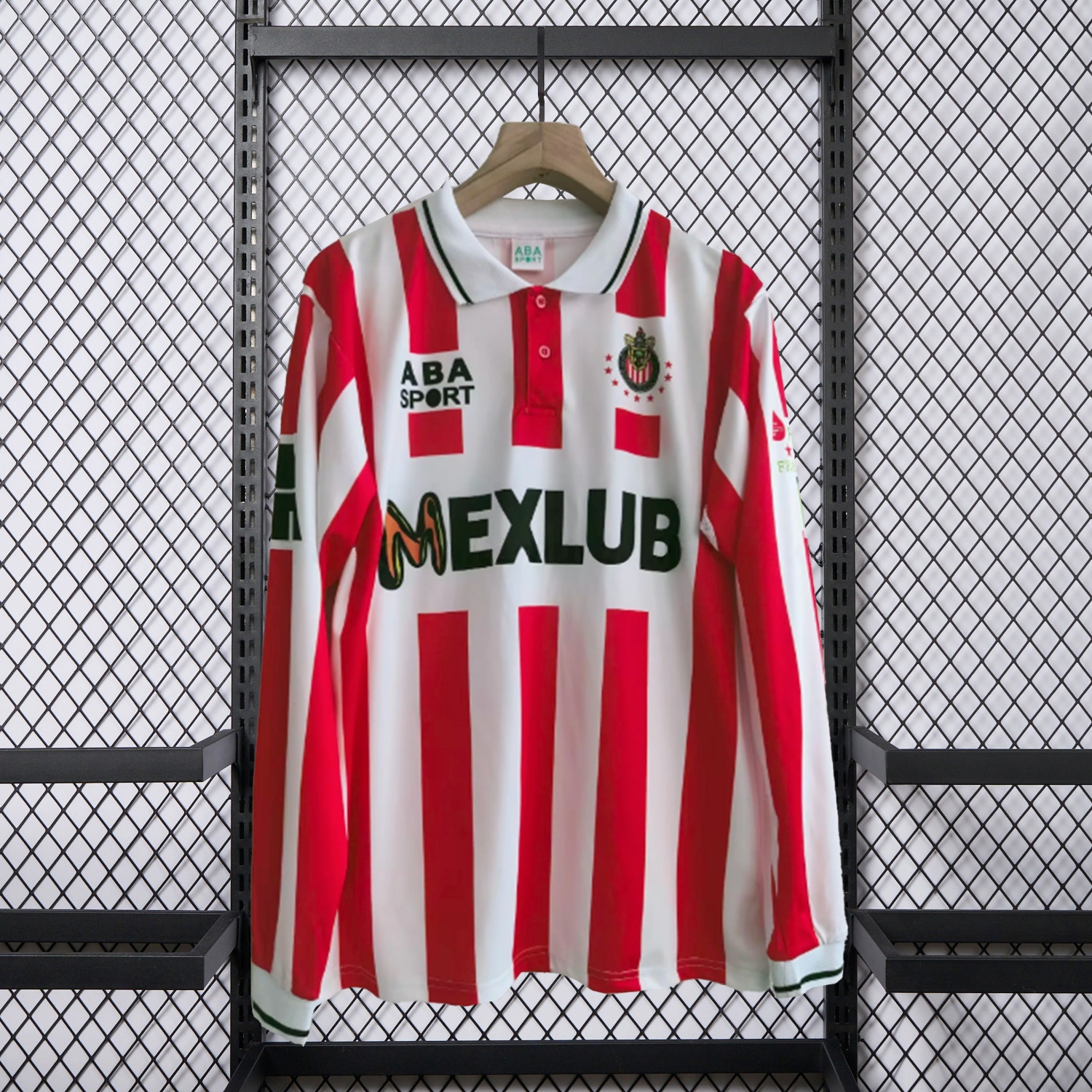 Retro Chivas de Guadalajara 1997-98 Home Long Sleeves Jersey - UnitedFutballJersey