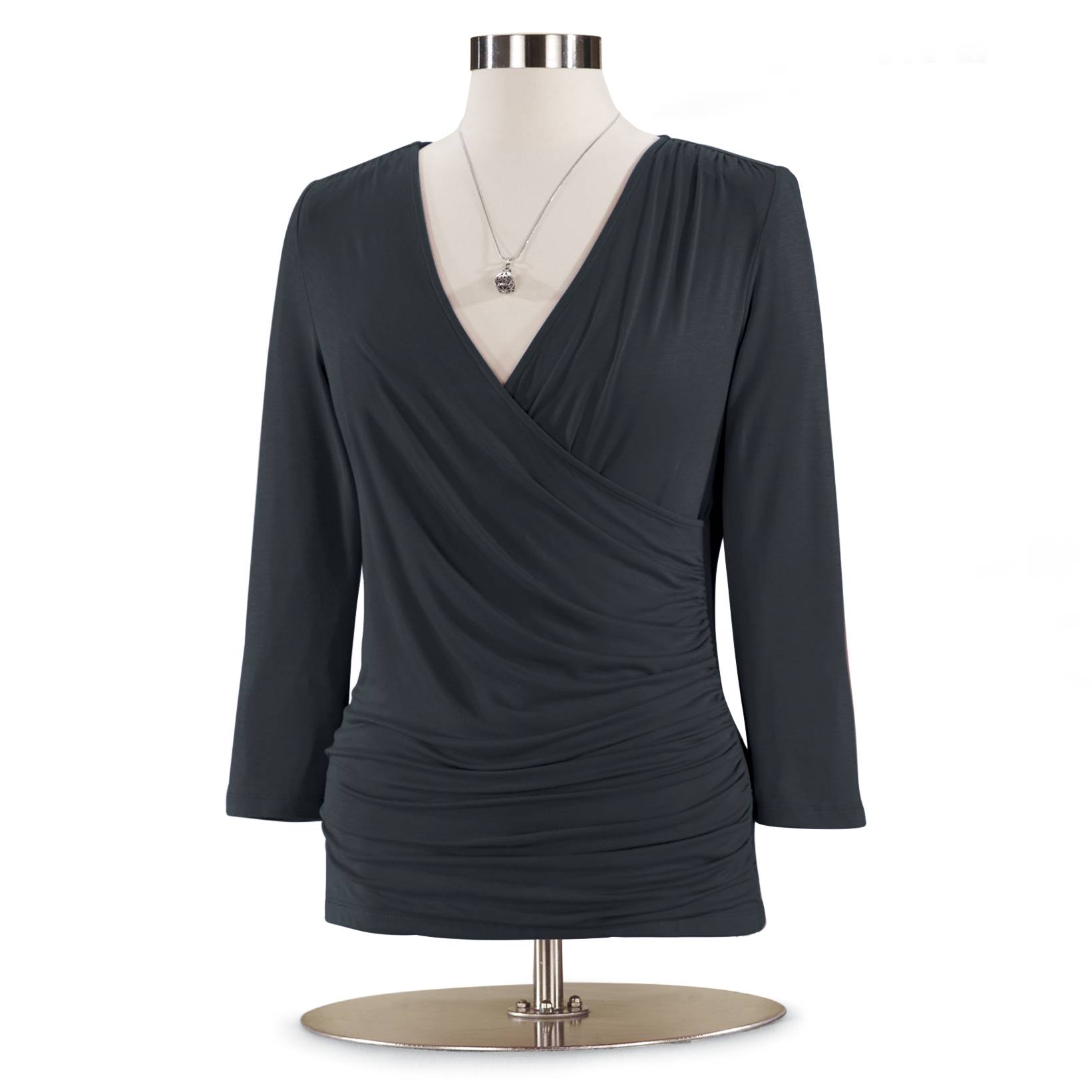 Crossover Soft Surplice Top - Northstyle Catalog