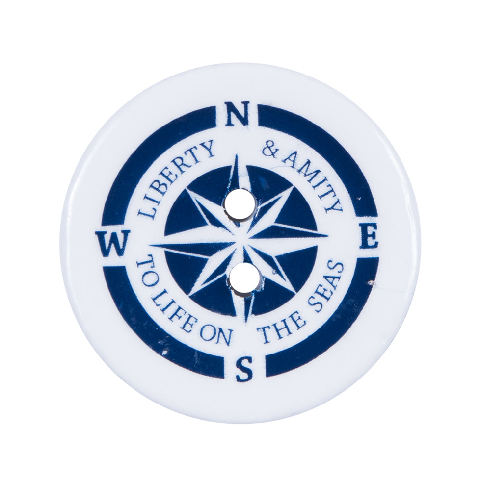 Italian Nautical Coconut Button - 48L/30.5mm - Joann Fabrics