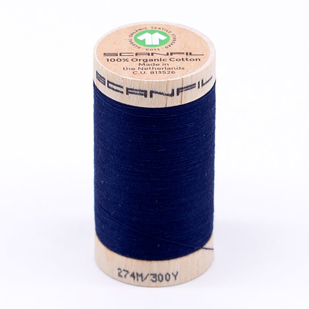 SCANFIL® 30wt Organic Pima Cotton Thread 300 yds - 4854 Bellwether Blue - Joann Fabrics