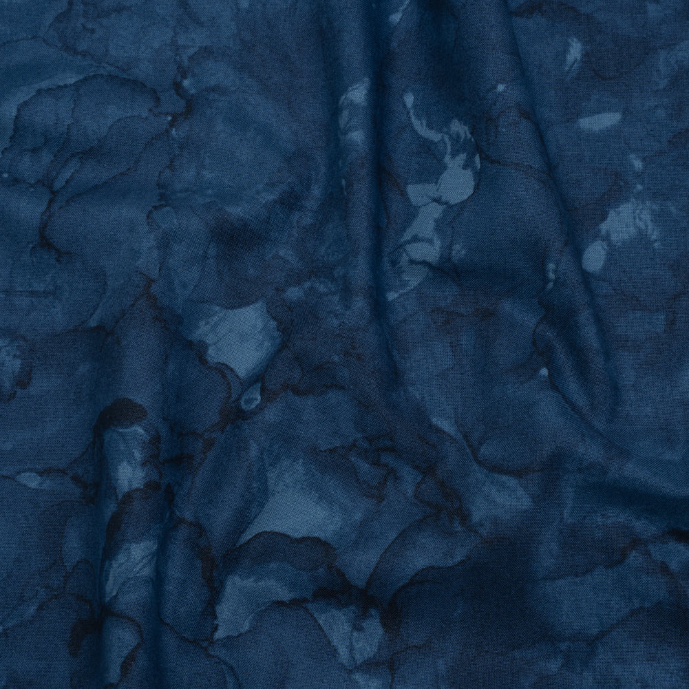Printed Quilting Cotton by Northcott - Navy Abstract - Mirage Collection - Joann Fabrics