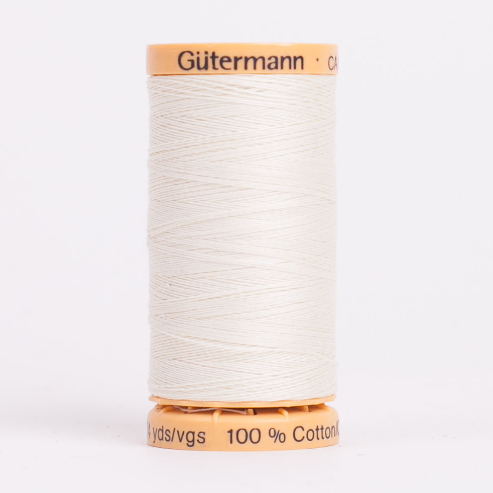 Gutermann Natural Cotton Thread 250m - 1040 Ivory - Joann Fabrics