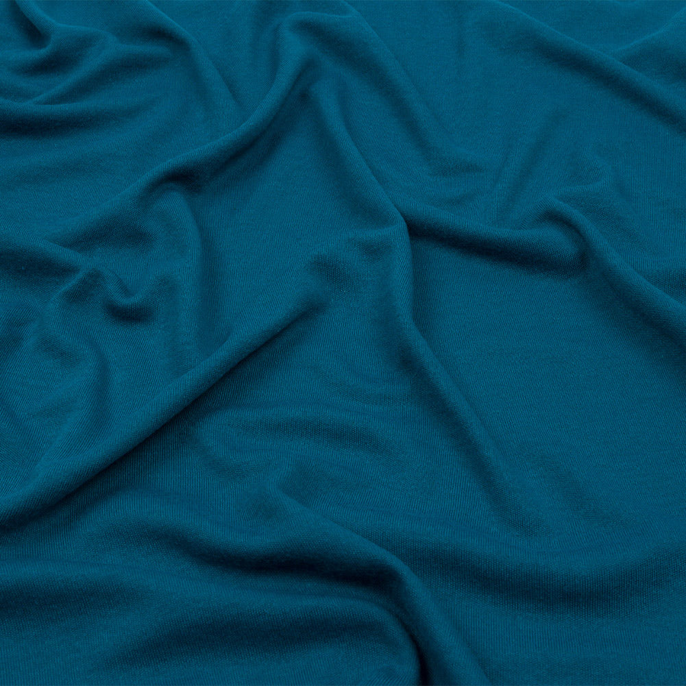 Teal Recycled Polyester Interlock Knit - Joann Fabrics