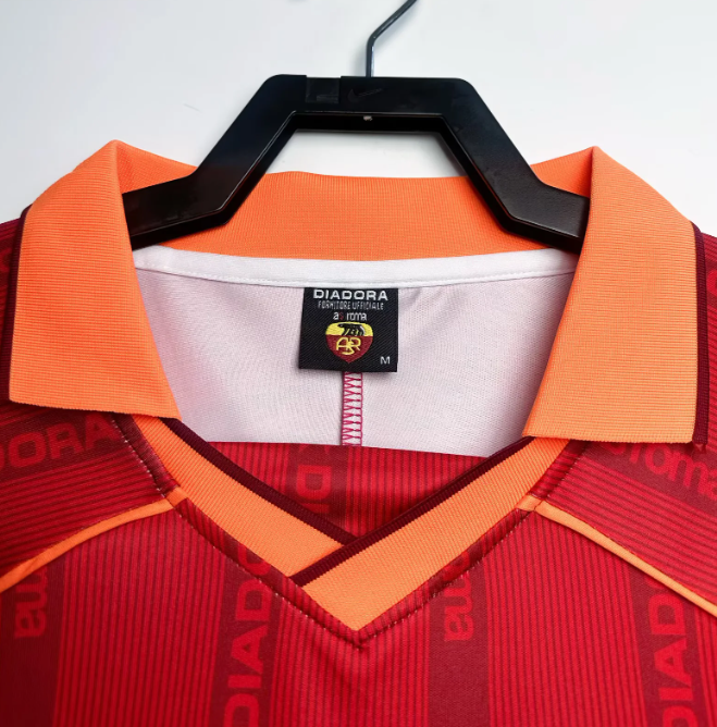 1999/2000 Long Sleeve Retro Roma Third Away Football Jersey 1:1 Thai Quality