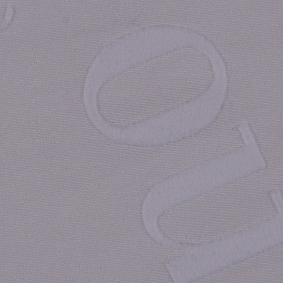 Italian White Flocked-Letter Cotton - Joann Fabrics
