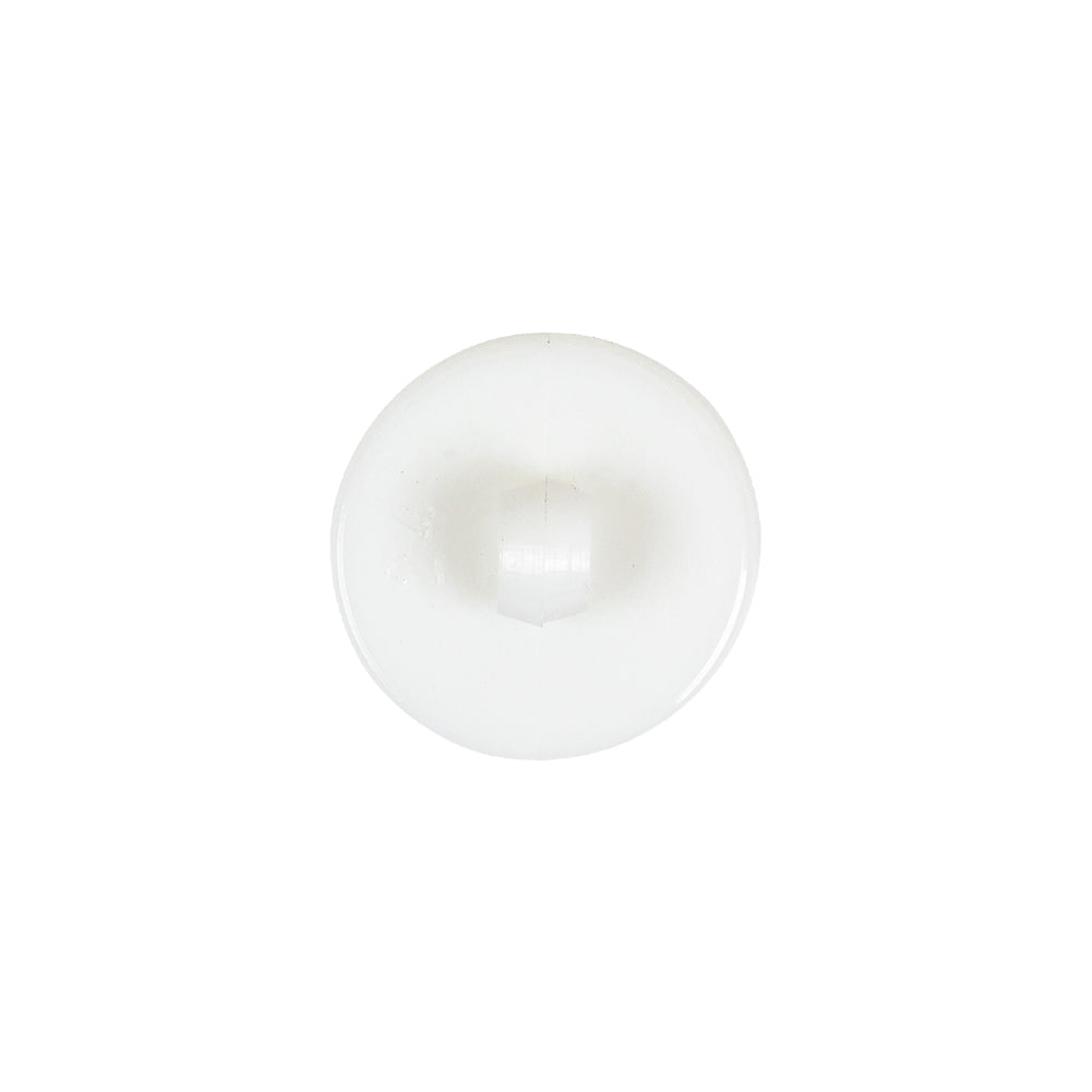 Italian White Faceted Center Floral Molded Shank Back Plastic Button - 24L/15mm - Joann Fabrics