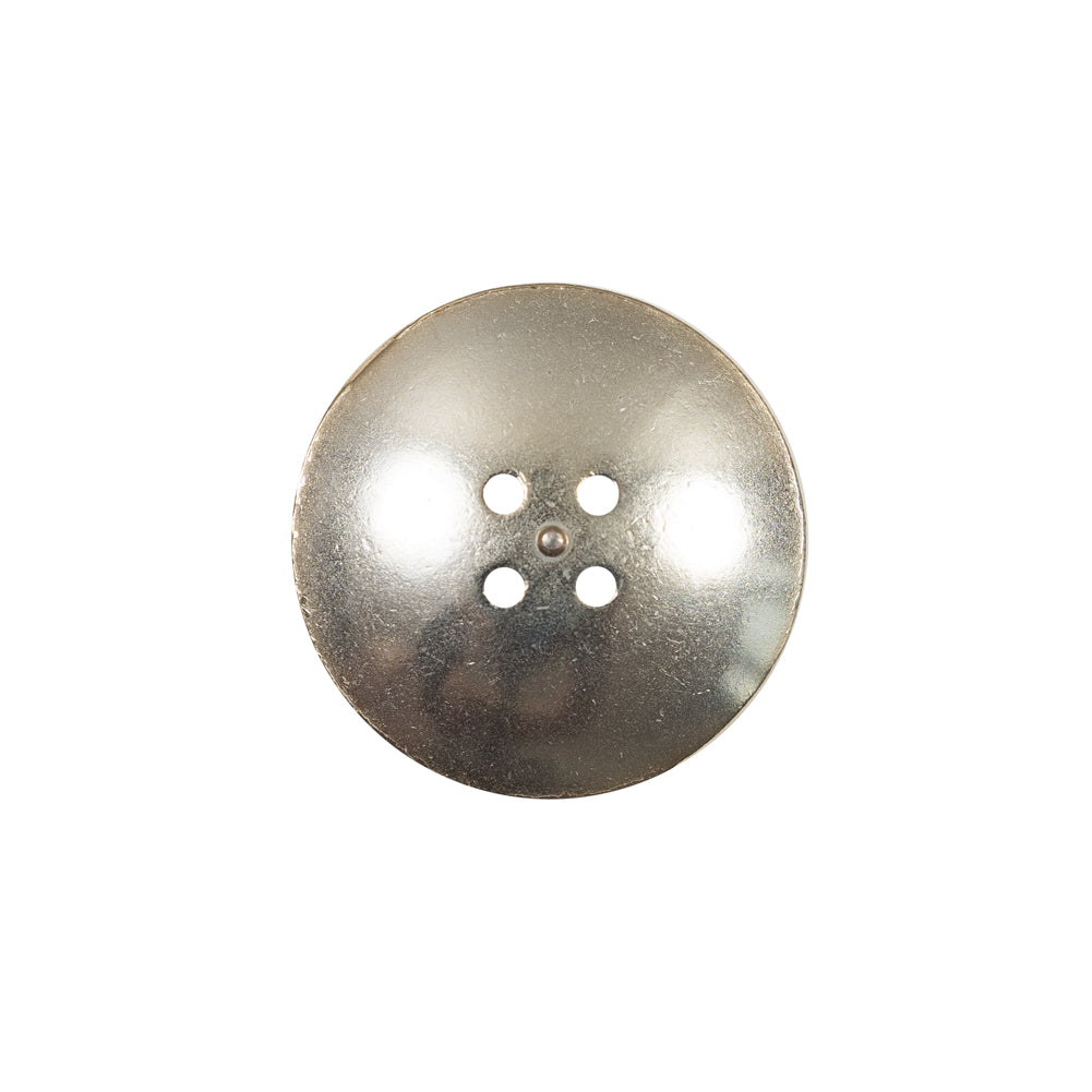 Italian White and Gold Metal 4-Hole Button - 32L/20mm - Joann Fabrics
