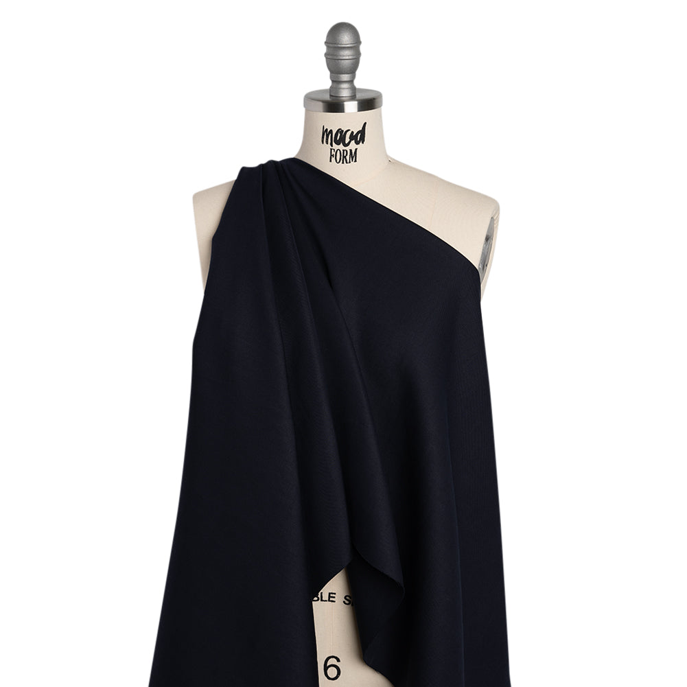 Rayon and Cotton Twill - Navy - Deadstock - Joann Fabrics