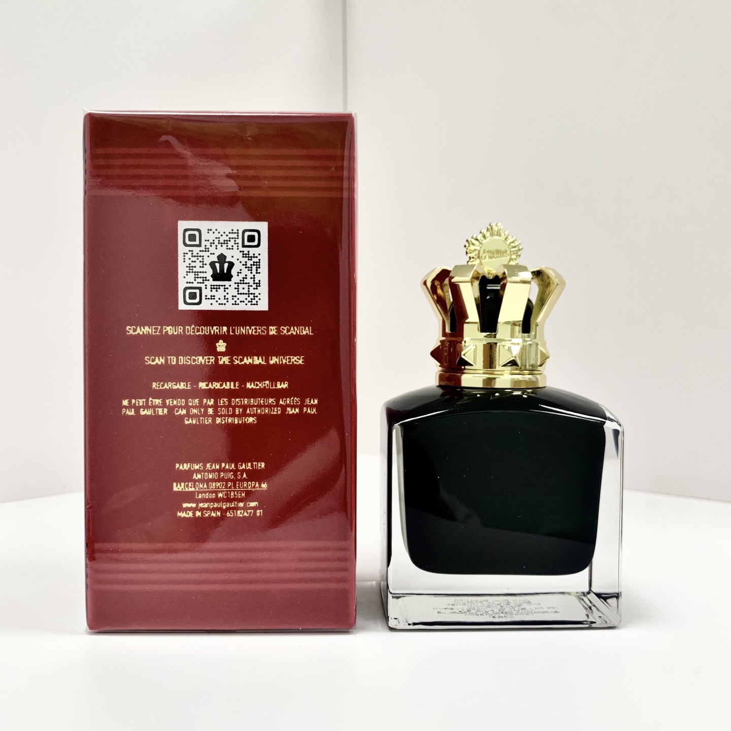 Jean Paul Gaultier Scandal Le Parfum Intense for Men - 100ml Refillable Eau de Parfum Spray