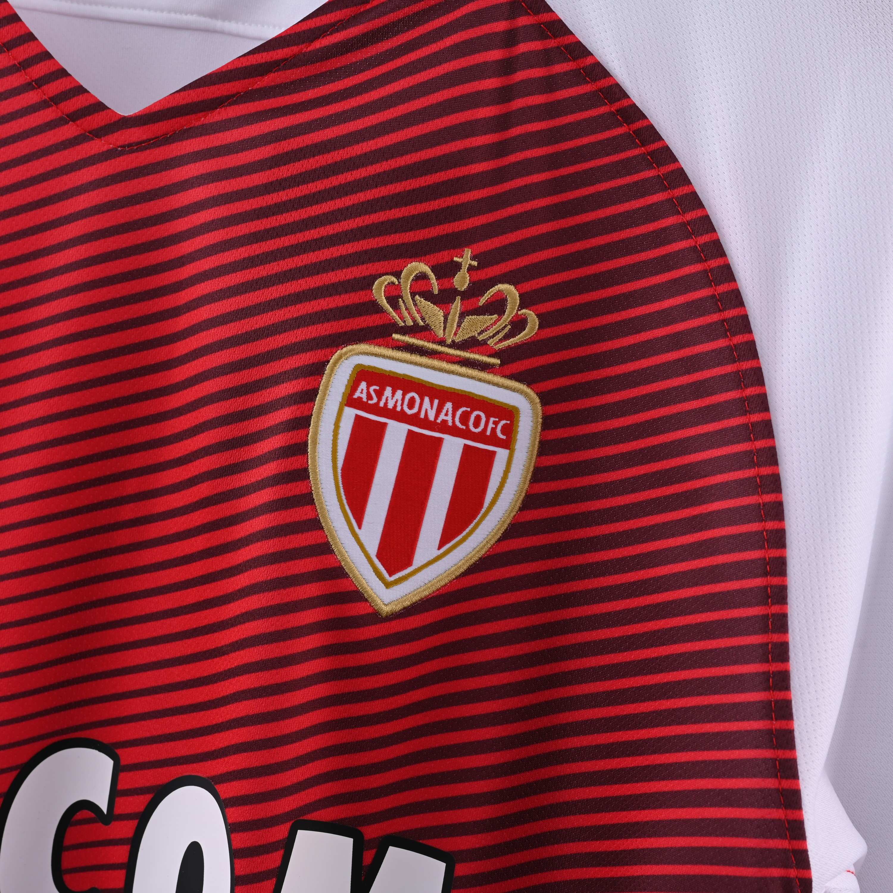 2016/2017 Retro AS Monaco Home（League version）Football Shirt 1:1 Thai Quality