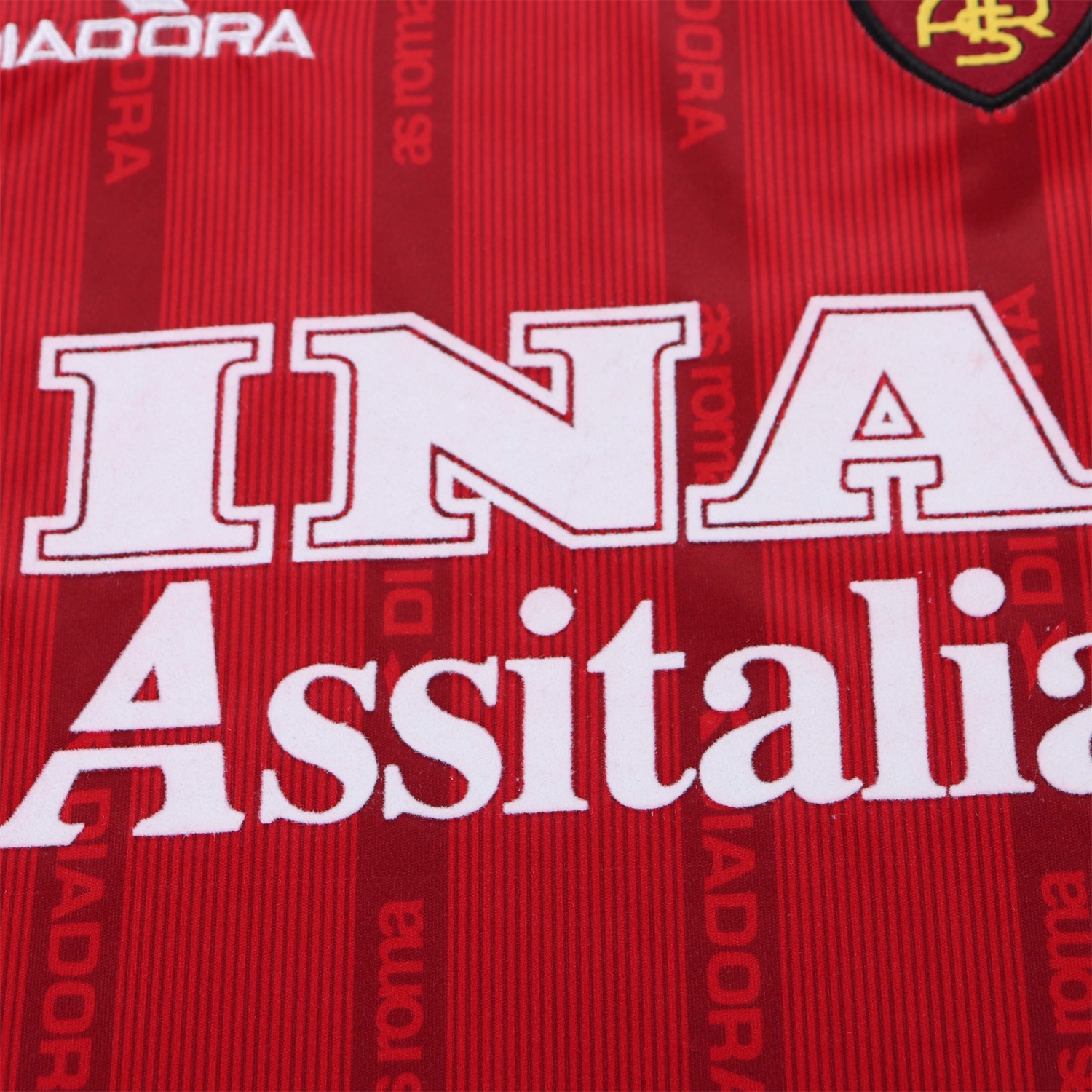Retro Roma 1999-00 Home Kids Kit - UnitedFutballJersey