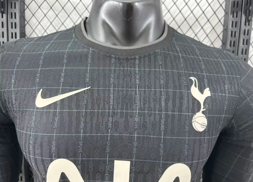 2025/2026 Long Sleeve Player Version Tottenham Away Football Shirt 1:1 Thai Quality