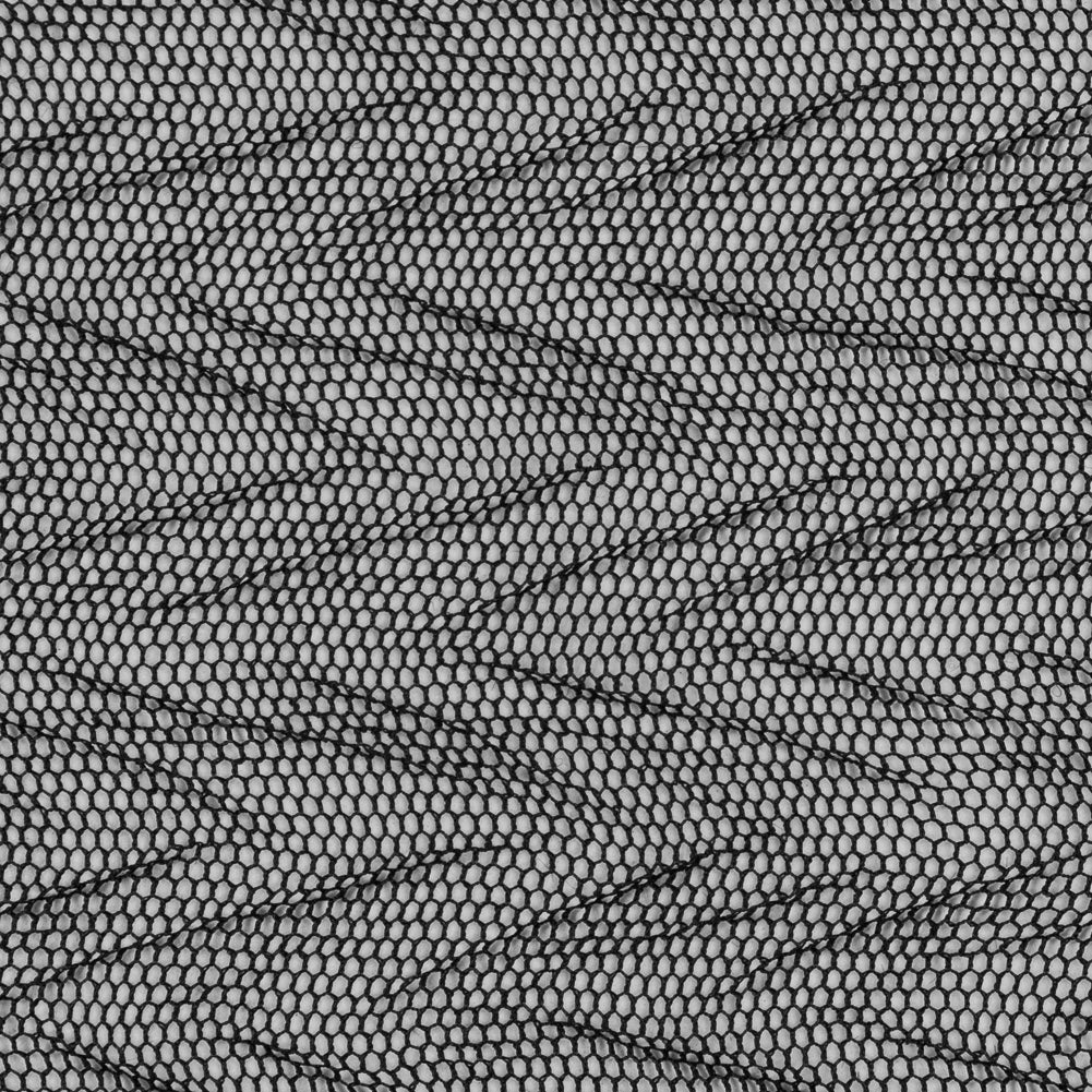 Black Herringbone Stretch Mesh - Joann Fabrics
