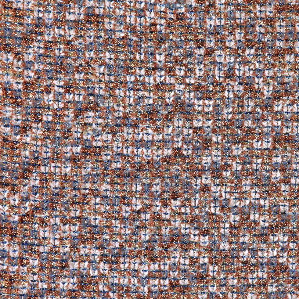 Famous NYC Designer Metallic Copper/Gray/Blue Novelty Woven - Joann Fabrics