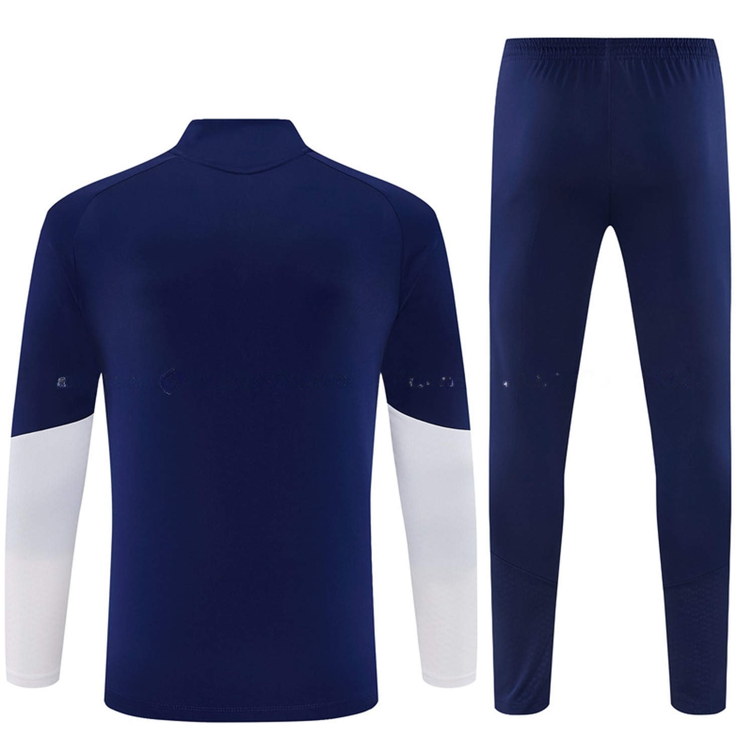 Real Madrid 26-27 Kids Long Sleeve Training Set - Deep Blue Top & Deep Blue Pants - UnitedFutballJersey