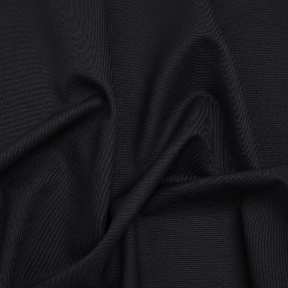 Super 100 Wool Twill Suiting - Navy - Deadstock - Joann Fabrics