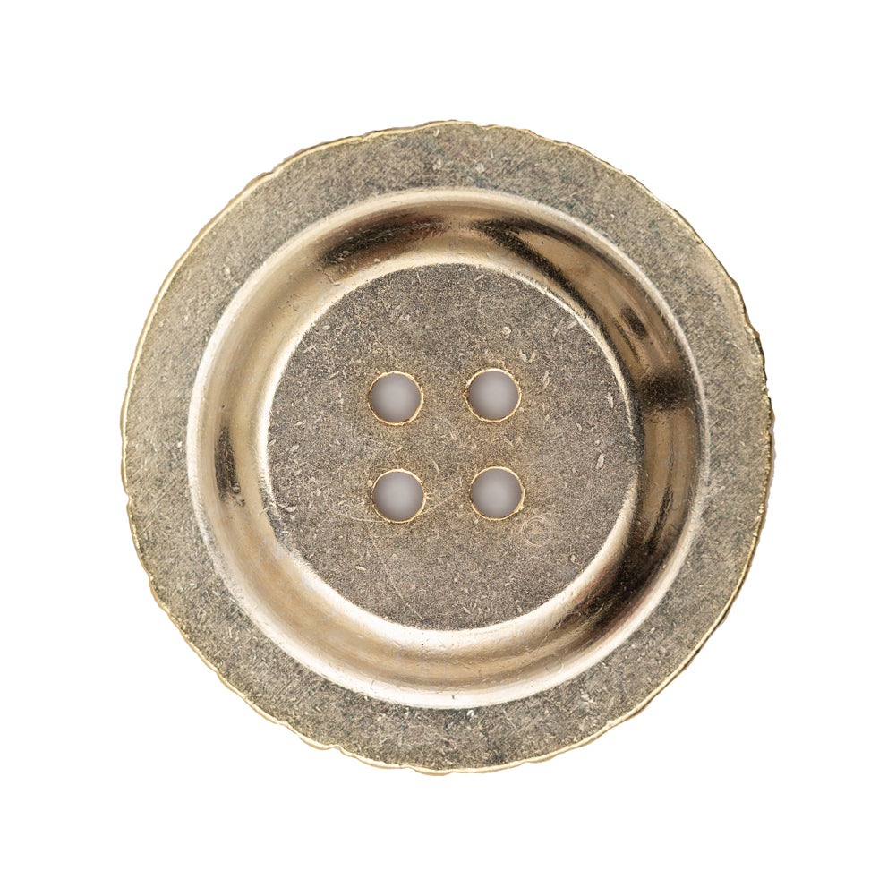 Italian Gold Ornate Metal Zamac Button - 44L/28mm - Joann Fabrics