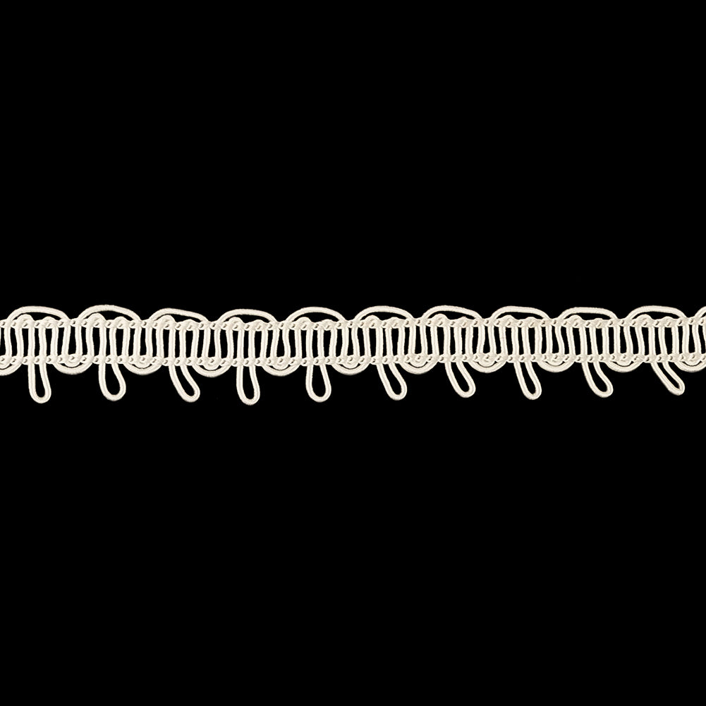 Tofu Waves and Picots Braided Trim - 0.5