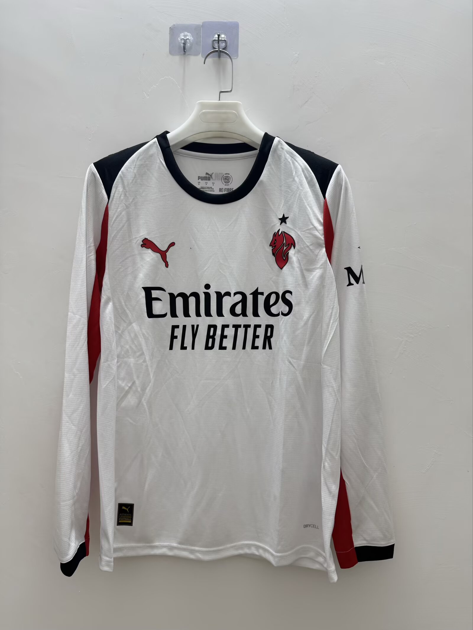 2025/2026 Long Sleeves AC Milan Home Football Jersey 1:1 Thai quality
