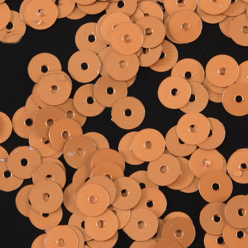 Bag of Pumpkin Dull-Bright Loose Sequins - 5mm - Joann Fabrics
