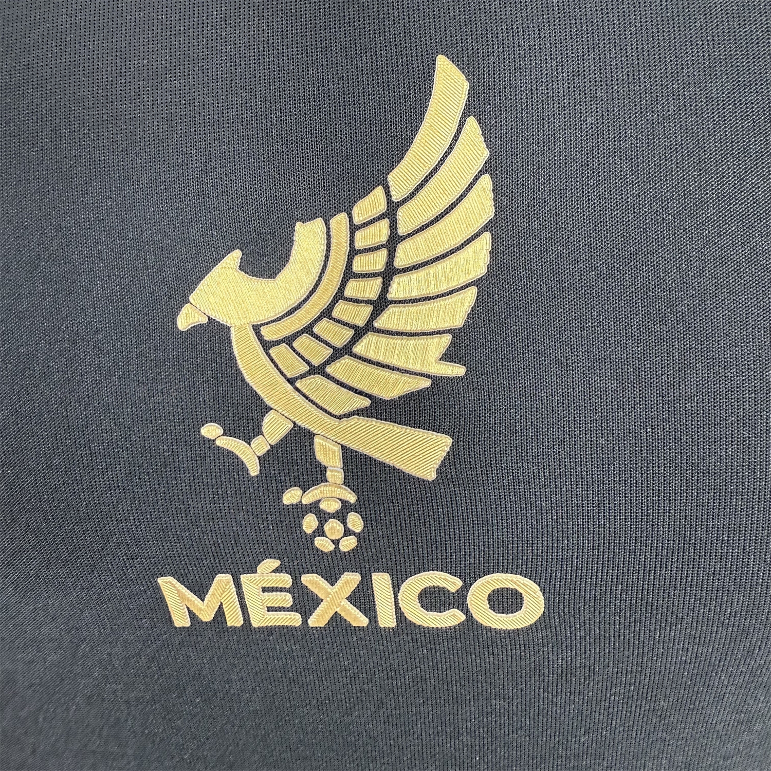 Mexico 2025 Gold Cup Black Long Sleeves Jersey - Player Version - UnitedFutballJersey