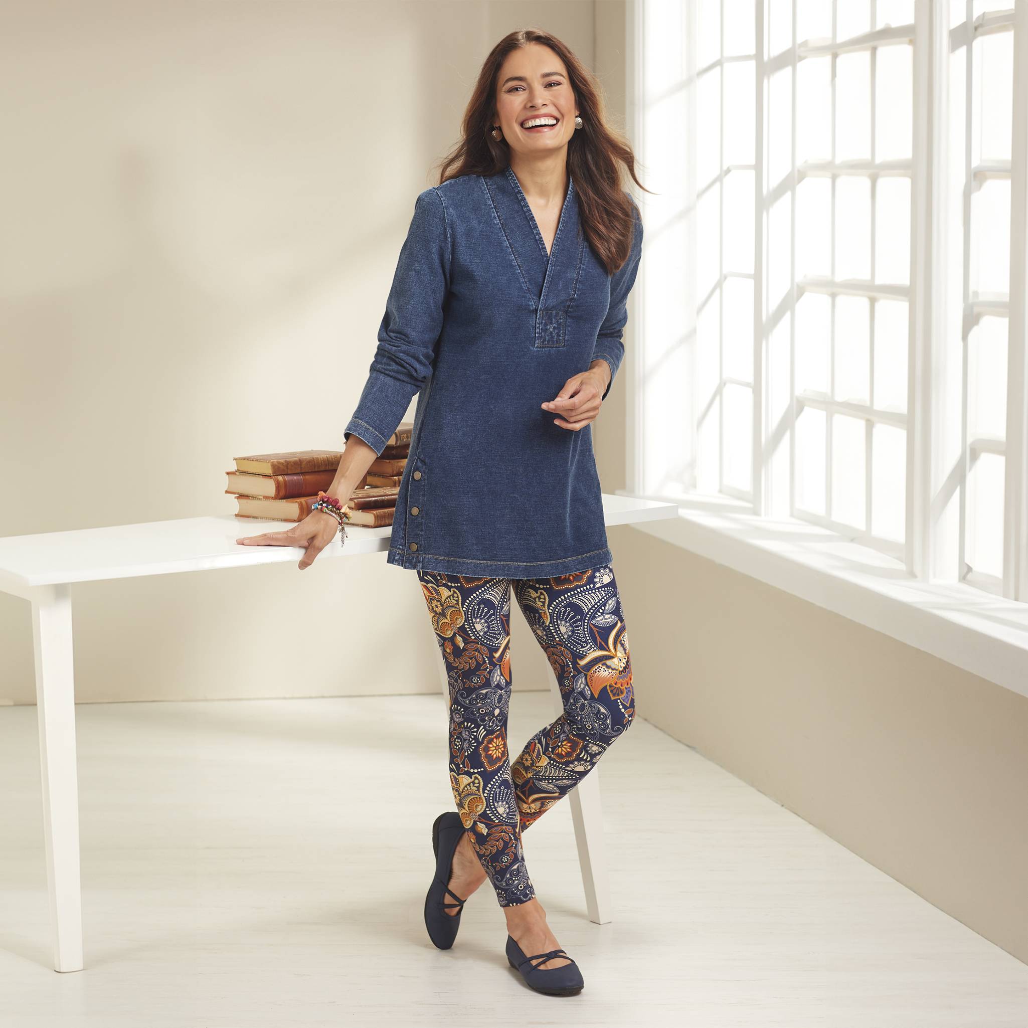 Floral Flourish Leggings - Northstyle Catalog