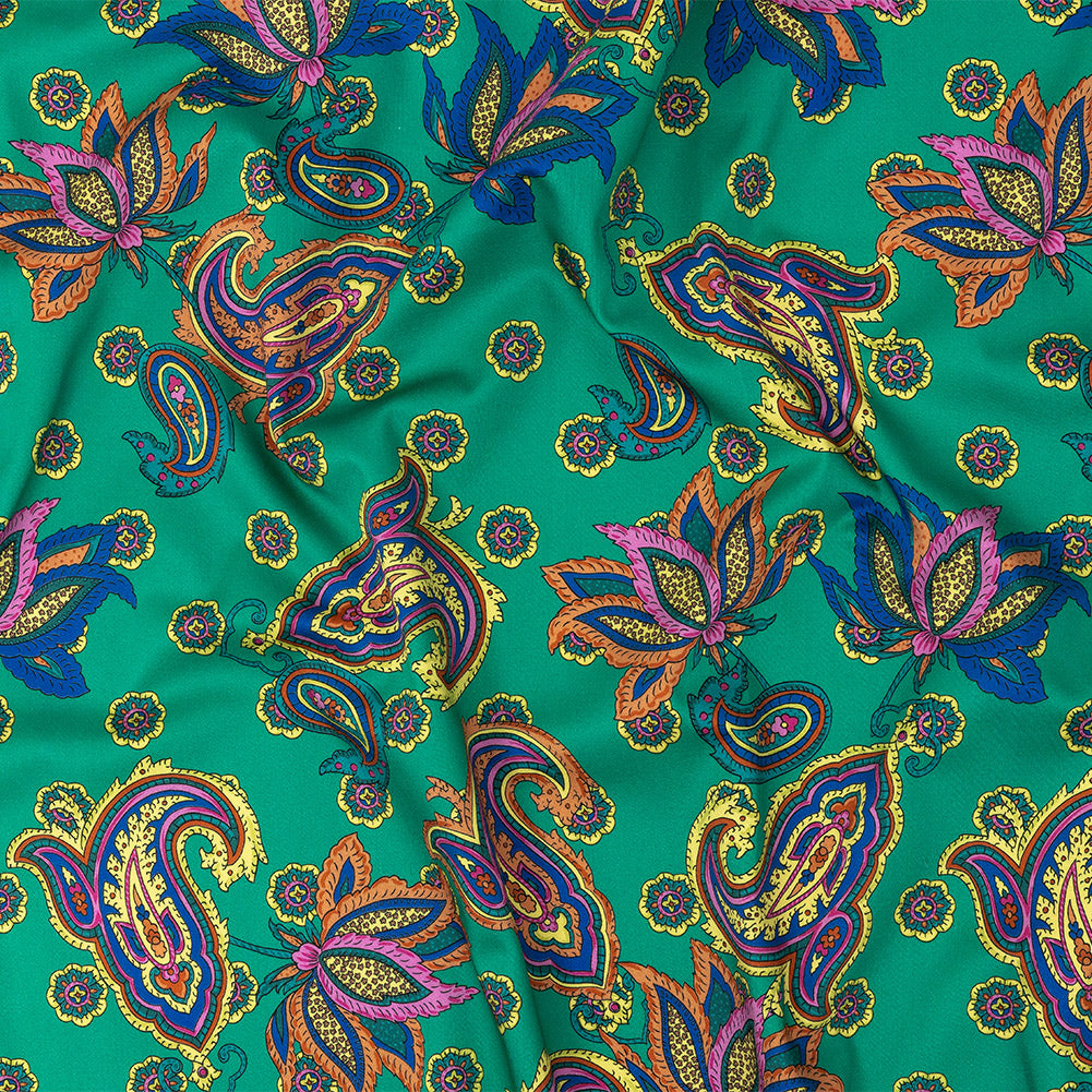 Mood Exclusive Kelly Green Palatable Paradise Stretch Cotton Sateen - Joann Fabrics