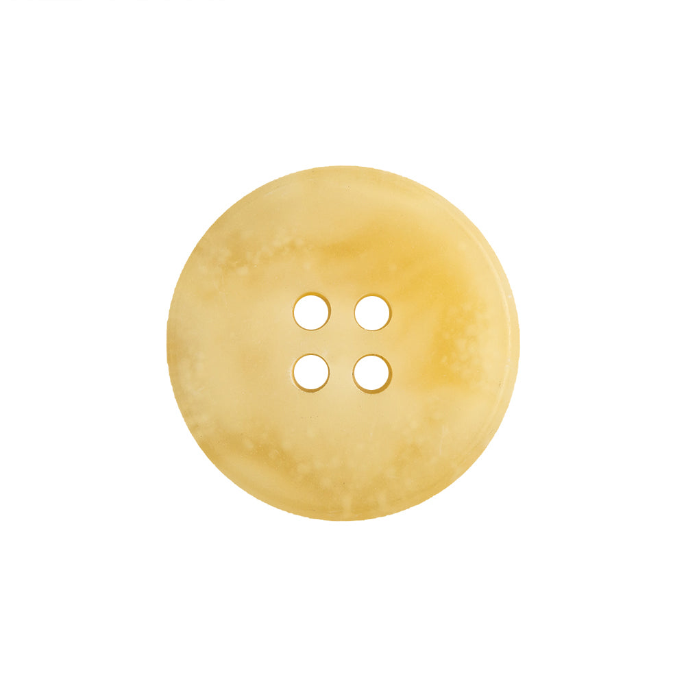 Yellow Translucent Splatter and Swirl 4-Hole Plastic Saucer Button - 33L/21mm - Joann Fabrics