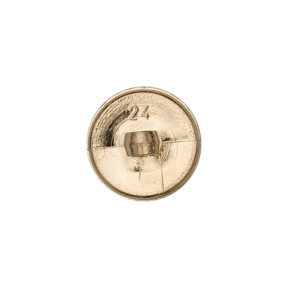 Italian Gold Crest Plastic Shank Back Button - 24L/15mm - Joann Fabrics