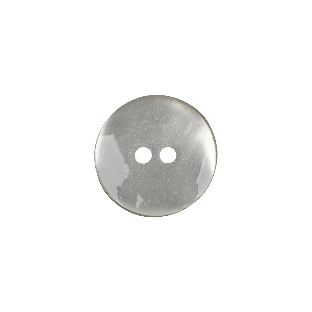 Plastic 2-Hole Button - 24L/15mm - Silvery Gray Metallic - Joann Fabrics