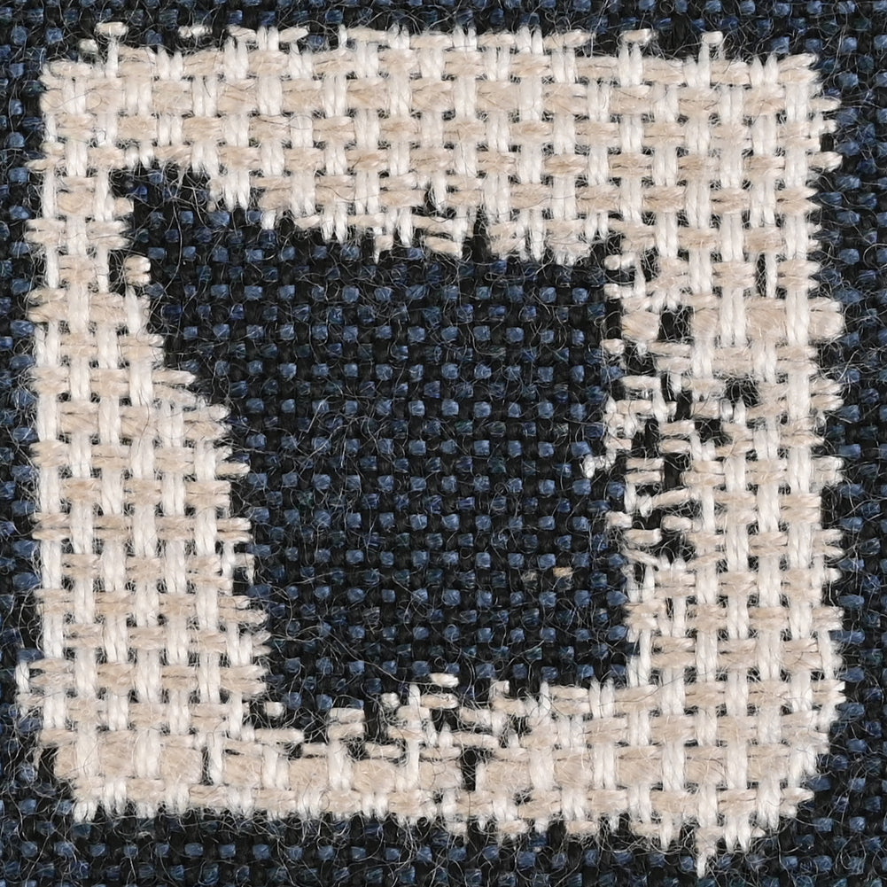 Kindle Jacquard by Sunbrella - Indigo Organic Squares - Joann Fabrics
