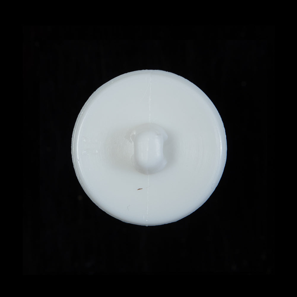 Italian White Beveled Shank Back Button - 36L/23mm - Joann Fabrics