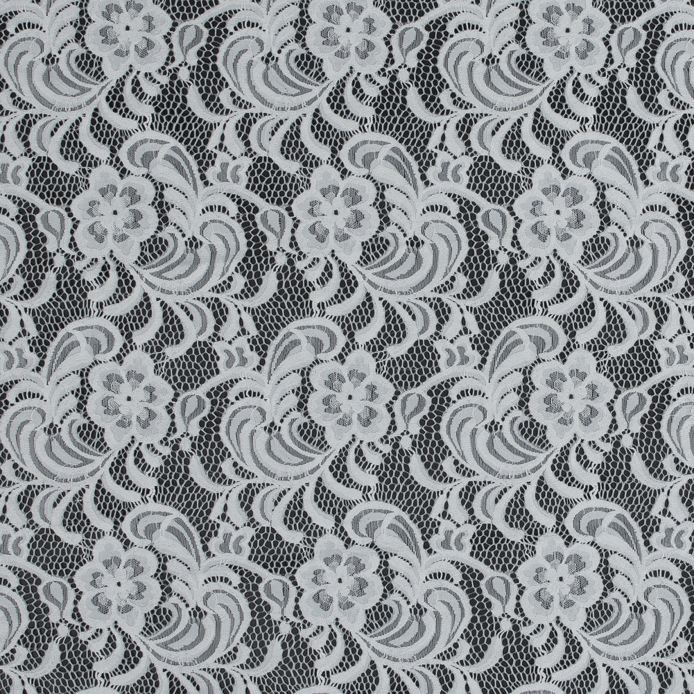 Re-Embroidered Stretch Crochet Lace - White Floral - Joann Fabrics