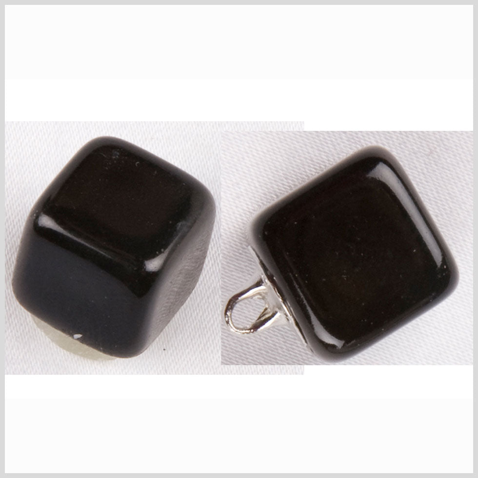 Black Glass Button - 24L/15mm - Joann Fabrics